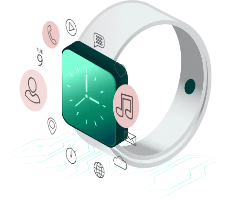 Wearables app design - Techved